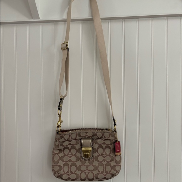 Coach Beige and Pink Crossbody Bag - Picture 2 of 3